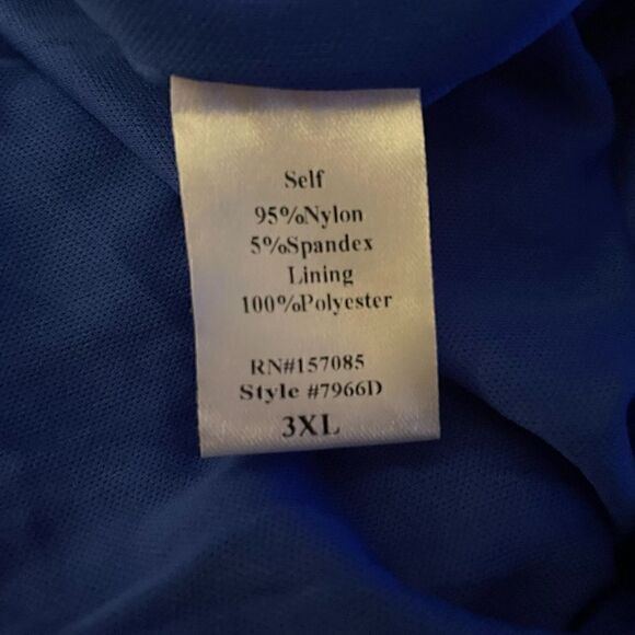 NWT Women’s Plus Bodycon Ruched Cocktail Dress Party Formal Royal Blue - Picture 6 of 11